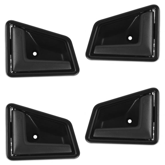TRQ Door Handle Interior Black Front & Rear Set of 4 for Sidekick Tracker 4 Door DHA35877