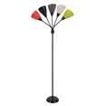 thumbnail image 1 of Black 5 light floor lamp, 1 of 1