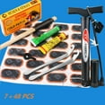 thumbnail image 4 of Bicicleta Bicicleta Juego de reparación de desinfdas Juego de herramientas Goma Portátil Ciclismo - 48 piezas con infdor Sunnimix reparación de bicicletas Parche de goma, 4 of 8