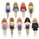 thumbnail image 1 of 9 juegos de ropa para muñecas de 29cm, juguetes, abrigo de felpa Barbie con forro, 1 of 5