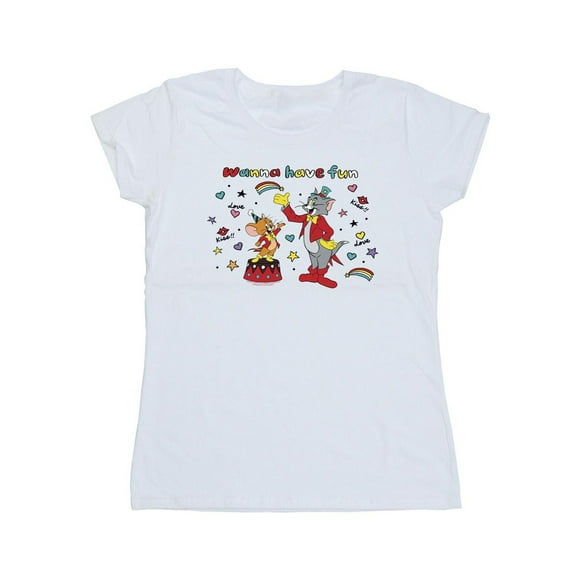 Tom et Jerry T-Shirt en Coton pour Femmes