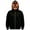 Orange, variant on Ghost Face Full Zip Masked Hoodie, Black Long Sleeve Glowing Hooded Sweatshirt Outfit for Men Women Halloween