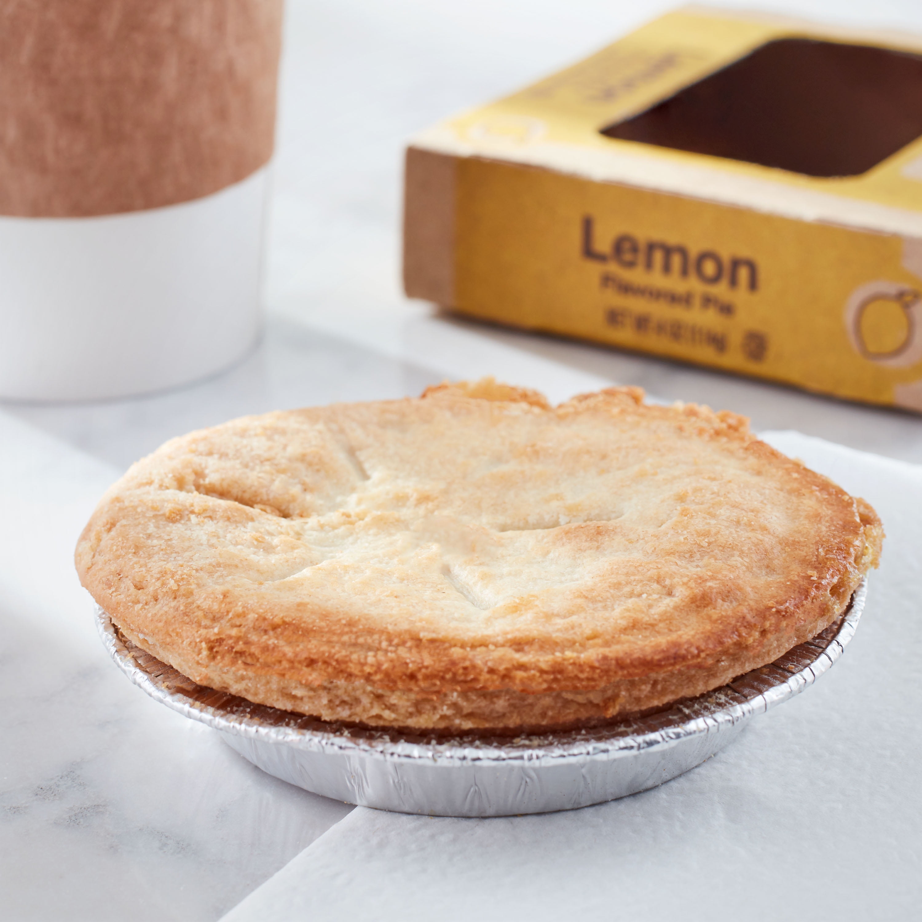Freshness Guaranteed 4" Mini Lemon Pie, 4 oz Cardboard Box