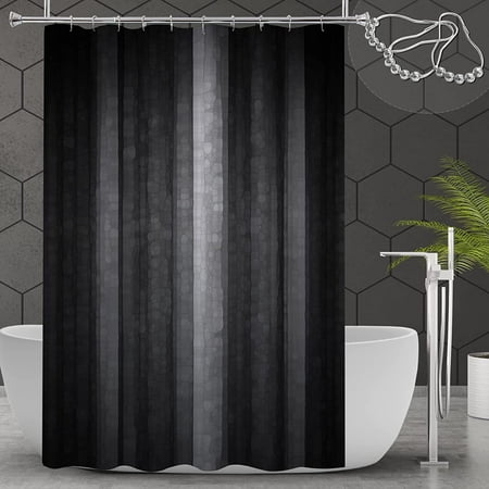 Heibinsmall Stall Shower Curtain 36 X 72 Narrow Half Black Grey Set Abstract Modern Fabric For Bathroom Cool Glass Texture With Hooks Canada Heibinsmall Stall Shower Curtain 36 X, Fabric Shower Stall Curtain 36 X 72
