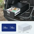 thumbnail image 4 of BODEGA 12V Car Refrigerator Freezer, 33 Quart Drawer Fridge with APP Control, Portable Cooler for RV, Truck, Van, SUV, Camping, Tailgating & Road Trips (-4°F to 68°F), 12 Volt DC Power, 4 of 11