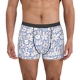 thumbnail image 4 of Wukai Rabbit And Floral Print Men’s Underwear Breathable Boxer Briefs,&nbsp;Moisture Wicking & Breathable-, 4 of 7