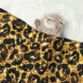 thumbnail image 2 of Disketp Gold Glitter Leopard Dog Blanket/Bed Cover for Dogs and Cats,Puppy Essentials-Large, 2 of 8