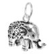 thumbnail image 1 of Collar de collar de forma de elefante Charros de bricolaje joyas que hacen accesorios para aretes pulsera de plata, 1 of 7