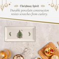 thumbnail image 5 of Spode Christmas Tree 14-Inch Rectangular Sandwich Tray, Porcelain Serving Platter for Tea Sandwiches, Desserts, Appetizers - Holiday Tableware with Festive Charm, Dishwasher, Microwave, Freezer Safe, 5 of 7