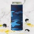 thumbnail image 2 of 2 Pcs Neoprene Beer Can Cooler Insulated Collapsible Can Sleeves Camouflage Blue Soda Beer Can Covers for Birthday Party Wedding, 2 of 4
