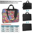 thumbnail image 2 of PUREYAH Laptop Case Bag with Compartments for Women, Spring Elegant Floral Lightweight Computer Tote Bag for Men Travel Work 13 inch, 2 of 7