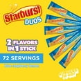 thumbnail image 2 of Starburst Duos Singles To Go Powdered Drink Mix, Blue Raspberry Lemon, 12 Boxes with 6 Packets Each - 72 Total Servings, Sugar-Free Drink Powder, Just Add Water, 6 Count (Pack of 12), 2 of 5