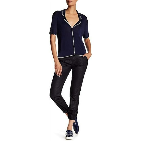 [BLANKNYC] Faux Suede Jogger, Black  (28)