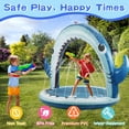 thumbnail image 4 of Sprinkler Toy Gleamkid Giant Shark inflable para niños, 4 of 7