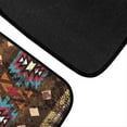 thumbnail image 5 of Renewold Southwestern American Tribal Retro 4 Pieces Front and Rear Car Floor Mats All Weather Protection Non-slip Rubber Backing Universal Fit for Car Truck Sedan SUV, 5 of 7