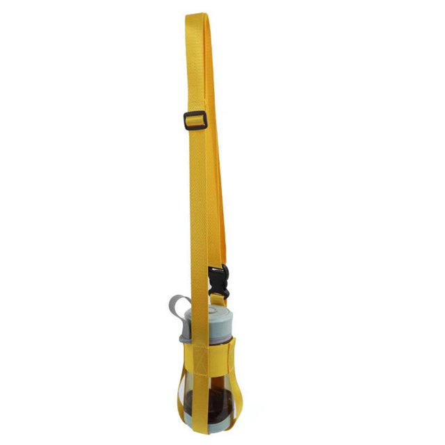 Bolsa de transporte para botella de agua, funda para botella de agua, funda para botella, soporte para botella de agua para viajar, gimnasio, hombres, amarillo DYNWAVEMX bolsas portabotellas