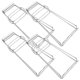 thumbnail image 1 of Anti-Scalding Bowl Holder Clip For Cooking Practical Uses Silver Temperature Resistance 4Pcs, 1 of 3