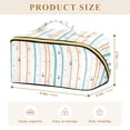 thumbnail image 4 of FORMRS Makeup Bag Travel Cosmetic Organizer for Women Fold Flat Zipper Pouch with Handle, Cute Nautical Pattern, 4 of 8