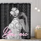 thumbnail image 2 of Cortina de ducha afroamericana de 60 x 72 pulgadas con citas inspiradoras de mujer negra, eres una mujer afro moderna y motivacional, decoración de baño, tela de poliéster, impermeable, paquete de 12, 2 of 4