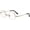 Gold, variant on Agstum Pure Titanium Retro Round Grey Glasses Frame Optical Eyeglasses 44-24-140