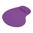 thumbnail image 3 of Unique Bargains Gel Mouse Pad with Wrist Rest Ergonomic Mouse Pad Comfortable Memory Foam Non-Slip Base Soft, Purple, 3 of 5