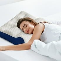 Memory Foam Bed Pillow for Sleeping, Ergonomic Cervical Contour Neck Support Orthopedic Pillow for Side Back Stomach Sleeper, Neck and Shoulder Pain