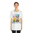 thumbnail image 4 of Unisex Jersey Short Sleeve Streetwear Bella Canvas T-Shirt Happy Paw Day, 4 of 12