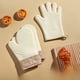 thumbnail image 1 of Guantes de horno de cinco dedos con aislamiento térmico para cocina, guantes antiescaldaduras, de silicona gruesa, resistentes a altas temperaturas, guantes para horno microondas,, 1 of 5