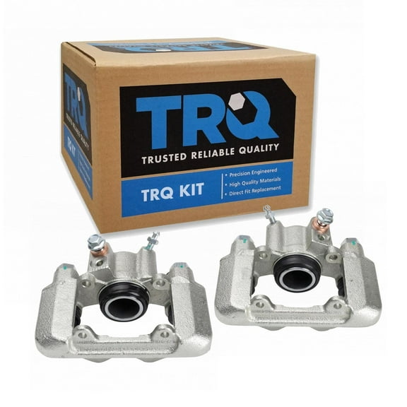 TRQ Rear Brake Caliper Set Compatible with 2003-2006 Pontiac Vibe 2000-2005 Toyota Celica 2005-2006 Corolla 2003-2008 Matrix