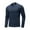 Dark Blue, variant on GigrtiJin Mens Thermal Underwear Tops Long Sleeves Round Neck Compression Shirts Casual Soft Sports Undershirt