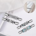thumbnail image 4 of 4x Elegant Sweater Shawl Clips Brooches Embellishments Alloy Cardigan Clasp for Collar Decor Blouse Jewelry Accessory Christmas Gift Salvador clip de suéter, 4 of 9