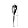 thumbnail image 3 of Xukmct 3 Pack 6.1 inch Stainless Steel Kitchen Utensil Spoons Silverware Dishwasher Set for Soup Rice Tea Milk Coffee Dessert, Medium Size, 3 of 9