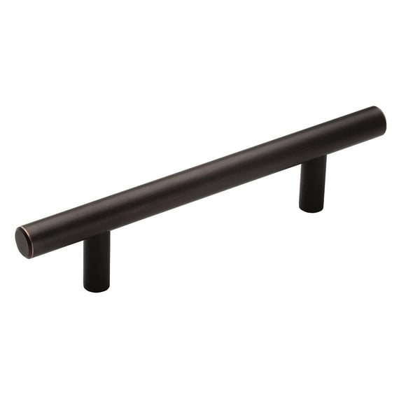 Amerock | Cabinet Pull | Oil Rubbed Bronze | 3-3/4 inch (96 mm) Center to Center | Bar Pulls | 10 Pack | Drawer Pull | Drawer Handle | Cabinet Hardware