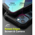 thumbnail image 4 of Fusion-X Compatible with iPhone 13 Case, Hard Back Heavy Duty Rugged Shockproof Bumper Cover - Camo Black, 4 of 8