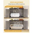 thumbnail image 6 of Hzuaneri Cat Litter Box Enclosure, Hidden Litter Box Furniture with Divider, 6 of 6