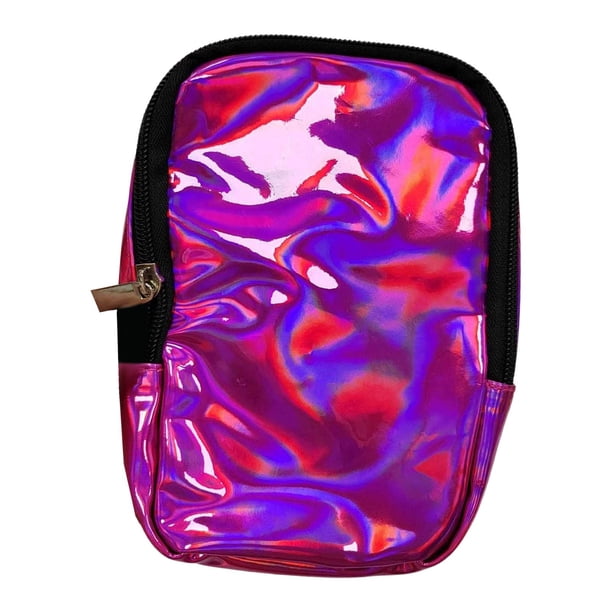 Riñonera de piel sintética para mujer, ideal para senderismo, verano, pesca, impermeable Rosa
