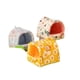 thumbnail image 2 of Nido para hámster, suministros de invierno para hámster, lindo nido para pájaros, bolsa de miel, nido de algodón cálido con forro polar, nido para loros pequeños, oso dorado, 2 of 3