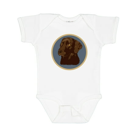 

Inktastic Labrador Retriever Chocolate Lab Dog Boys or Girls Baby Bodysuit