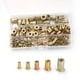 thumbnail image 3 of 165PCS Rivet Nuts Assortment Color Zinc Plating Flat Head Threaded Insert Nuts M3 M4 M5 M6 M8, 3 of 5