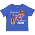 thumbnail image 3 of Inktastic I Listen to Country Music with My Daddy Guitar and Hat Boys or Girls Toddler T-Shirt, 3 of 5