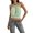 Green, variant on Women Halter Camis Top Sleeveless Open Back Cut Out Ruched Crop Tank Top Y2k Beach Camisole