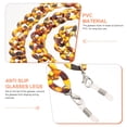 thumbnail image 3 of HINTRMENT Glasses Neck Chain 1Pcs Exaggerated Design Metal PVC Alloy Material 70x0.4in Size For Sports And Traveling, 3 of 7