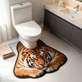 thumbnail image 6 of Blateno U-Shaped Animal Print Diatom Mud Toilet Floor Mat, Super Absorbent Quick Dry Non-Slip Bathroom Rug, Machine Washable Cute Cat Tiger Dog Decor Mat for Toilet Shower Entry, 6 of 6