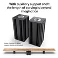 thumbnail image 2 of ATOMSTACK R3 Rotary Roller Support Block Extension Shelf Towel Full Metal Structure for Large Object Wooden Boards Skateboards Long Billboards, 2 of 8