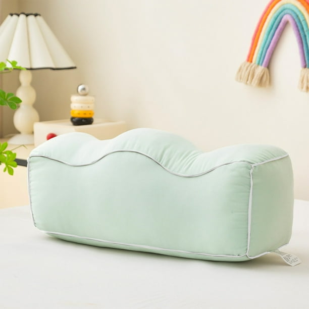 Almohada de apoyo para piernas con espuma viscoelástica para embarazadas | Funda de almohada extraíble y lavable | Ayuda para dormir durante el embarazo y alivia el dolor de espalda y cadera |