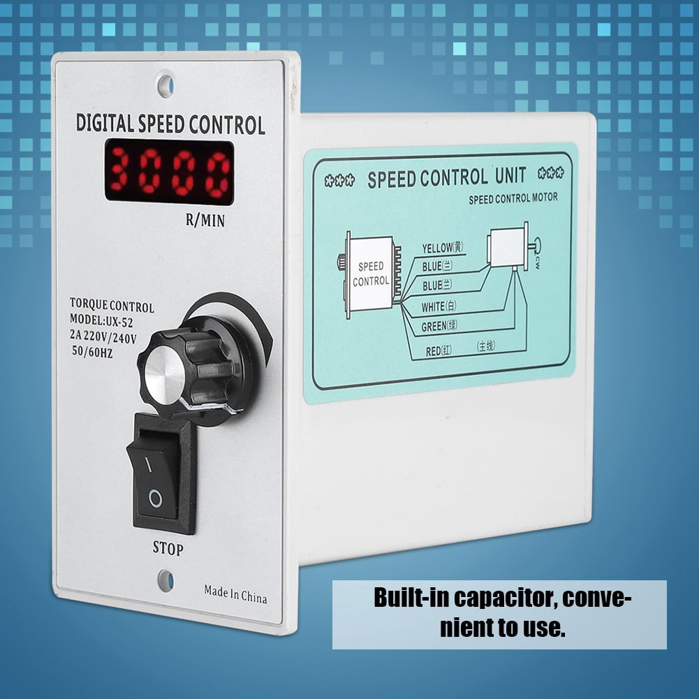 Contrôleur De Vitesse PWM Pour Moteur DC - 4.5V à 35V, 0-5A, 90W - Réglable Avec Potentiomètre - Pour Ventilateurs, Petits Moteurs - 12