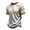 Gray, variant on Mexico 2026 Soccer Cup Fan Jersey for Men, Crew Neck Short Sleeve T-Shirt with Gold Calendar & Totem Print, Breathable Casual Sports Tee Pullover Top, 1 PC Black L