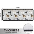thumbnail image 5 of Kitchen Rugs Sets Of 2,Bulldog Dog Anti Fatigue Kitchen Mat Rugs Non Slip Washable,Decorative Kitchen Floor Mats for Kitchen,Sink,Laundry,17"x47"+17"x47", 5 of 5
