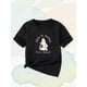 thumbnail image 1 of Girls' Halloween-Themed T-Shirt with Cute Ghost & Pumpkin Design - "This is Some" Print, White Short Sleeve Tee, Casual & Versatile for Summer, Halloween Shirts, 1 of 6