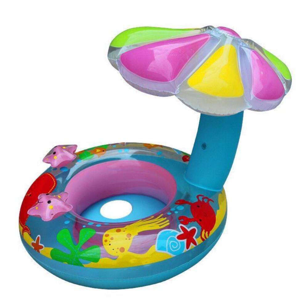 Baby Pool Float,Mushroom Inflatable Swimming Pool Floating Toddler